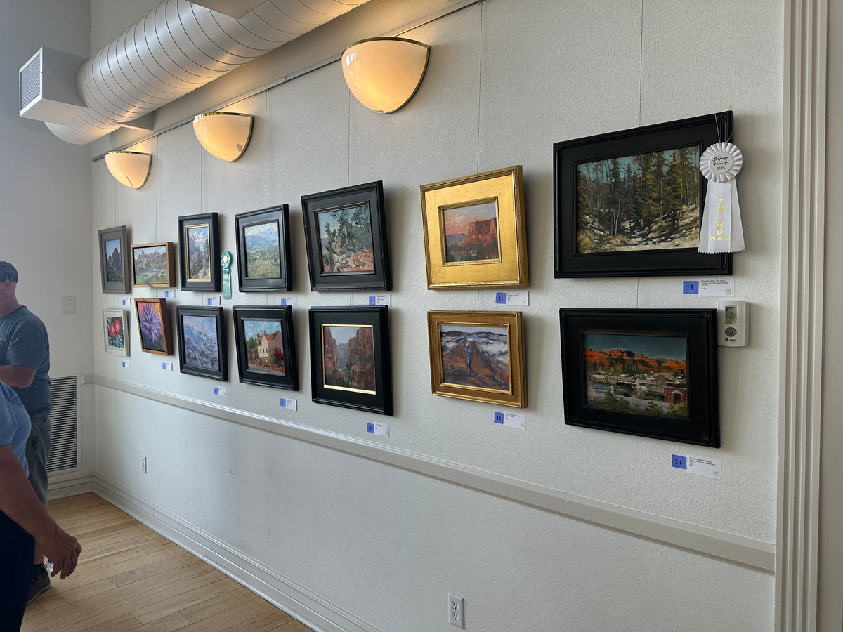 Original plein air paintings from the St. George Plein Air Festival
