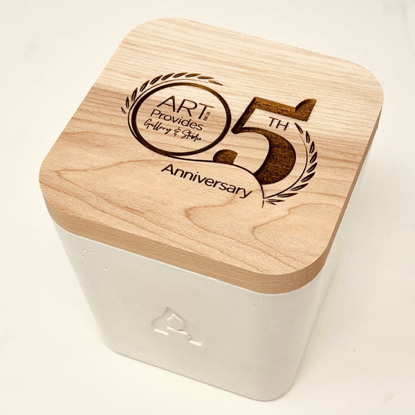 5th Anniversary Commemorative Candle by Amador Candle Co.