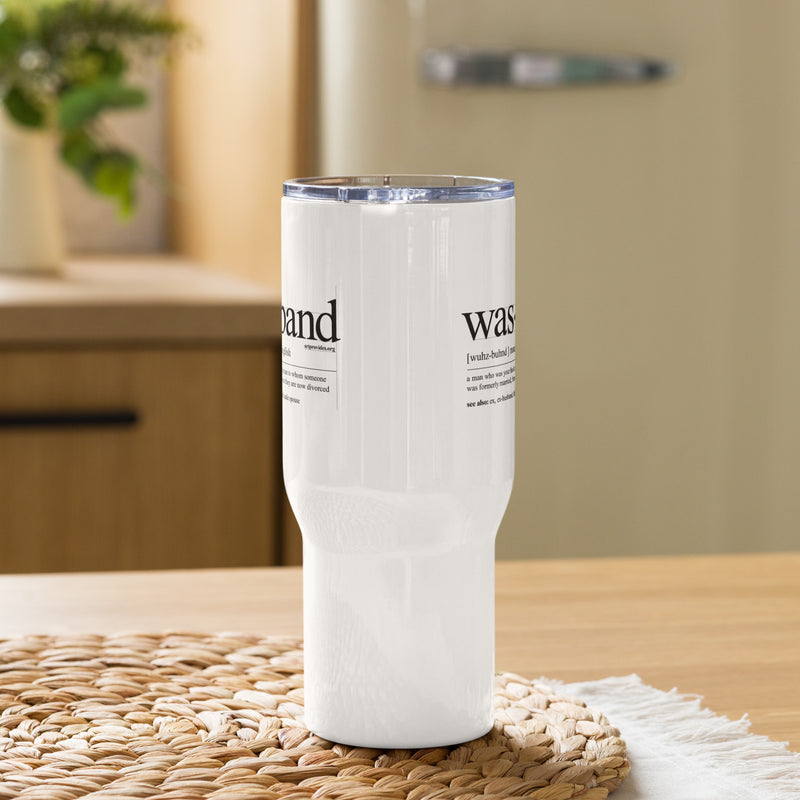 Wasband Travel mug with a handle