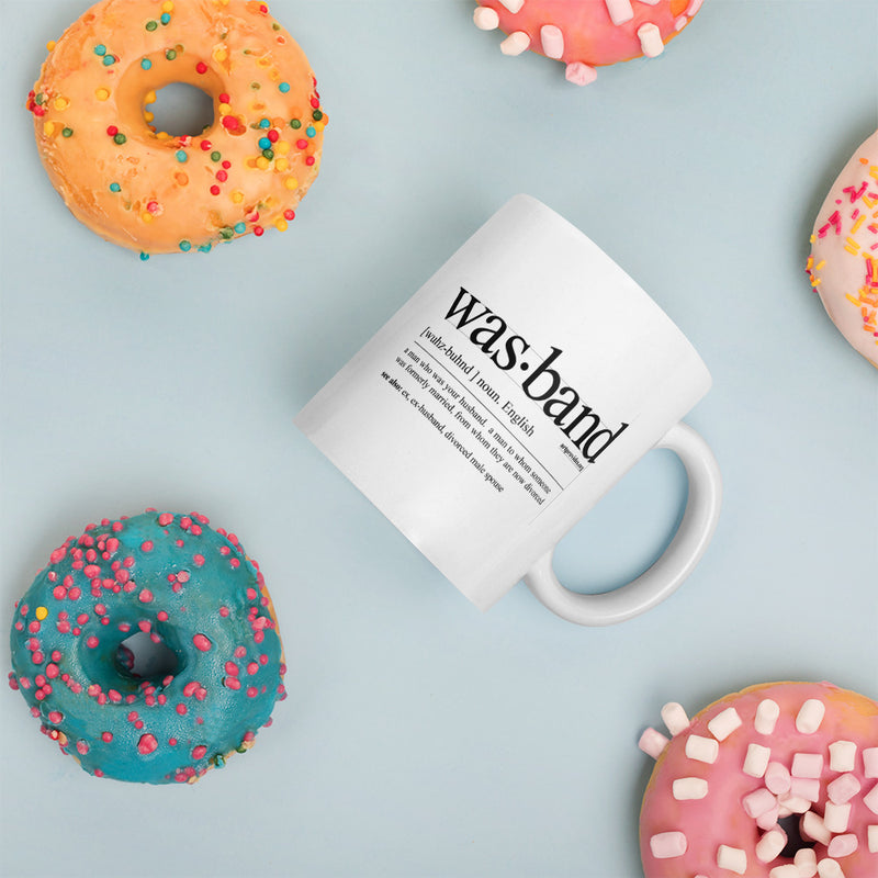 Wasband White Glossy Mug