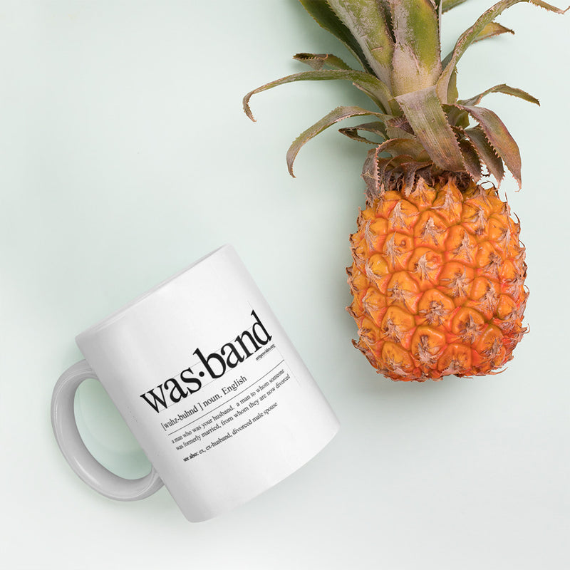 Wasband White Glossy Mug