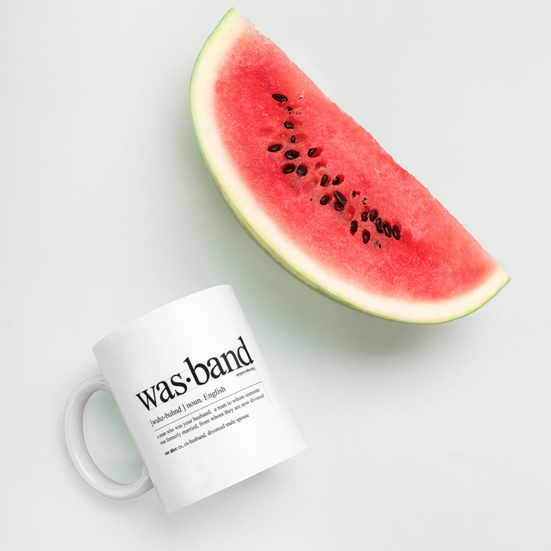Wasband White Glossy Mug