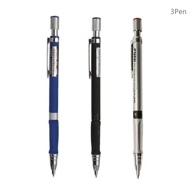 2.0mm Mechanical Pencil Set 2B Automatic Pencils with Color/Black Lead Refills for Draft Drawing, Writing, Crafting, Art Sketch