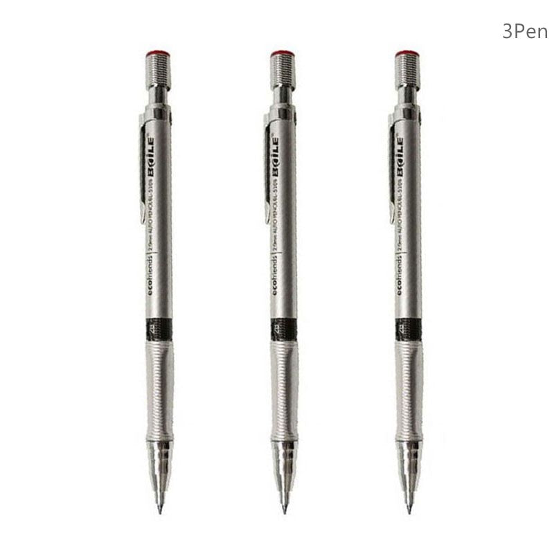 Mechanical Pencil Set 2.0 mm with 2B Black/Colors Lead Refill For Writing  Sketching Art Drawing Painting School Automatic Pencil - AliExpress