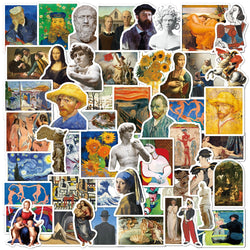 10/30/52PCS World Artist Work David Aesthetic Stickers DIY Travel Luggage Guitar Fridge Laptop Cool Graffiti Sticker Kid Decal
