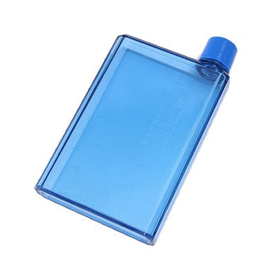 A5 A6 Paper Cup Botlte Flat Water Bottle Bpa Free Clear Book Portable Paper Pad Water Bottle Flat Drinks Kettle Notebook Bottle