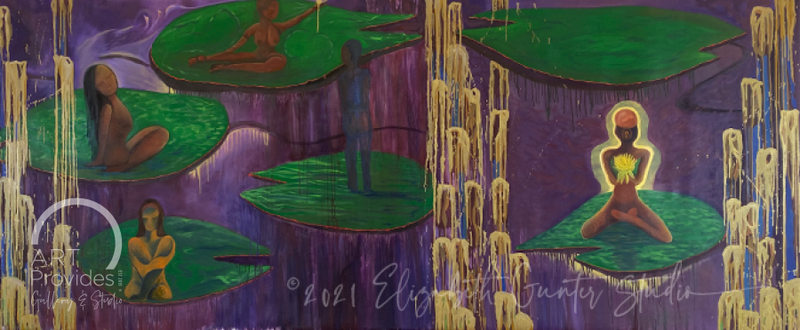 Elizabeth Gunter May I Master Peace | Acrylic On Canvas Art