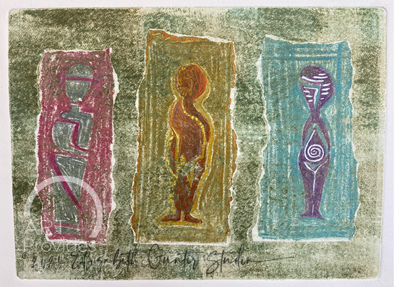 Elizabeth Gunter Tribes That I May Know | Printmaking 15X11 Art